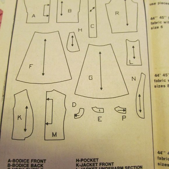 Vtg 1980s Simplicity Sewing Pattern DRESS & JACKET 5835 Size 10,12,14 - Picture 11 of 14